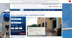 Desktop Screenshot of hotelrivierafiumicino.com